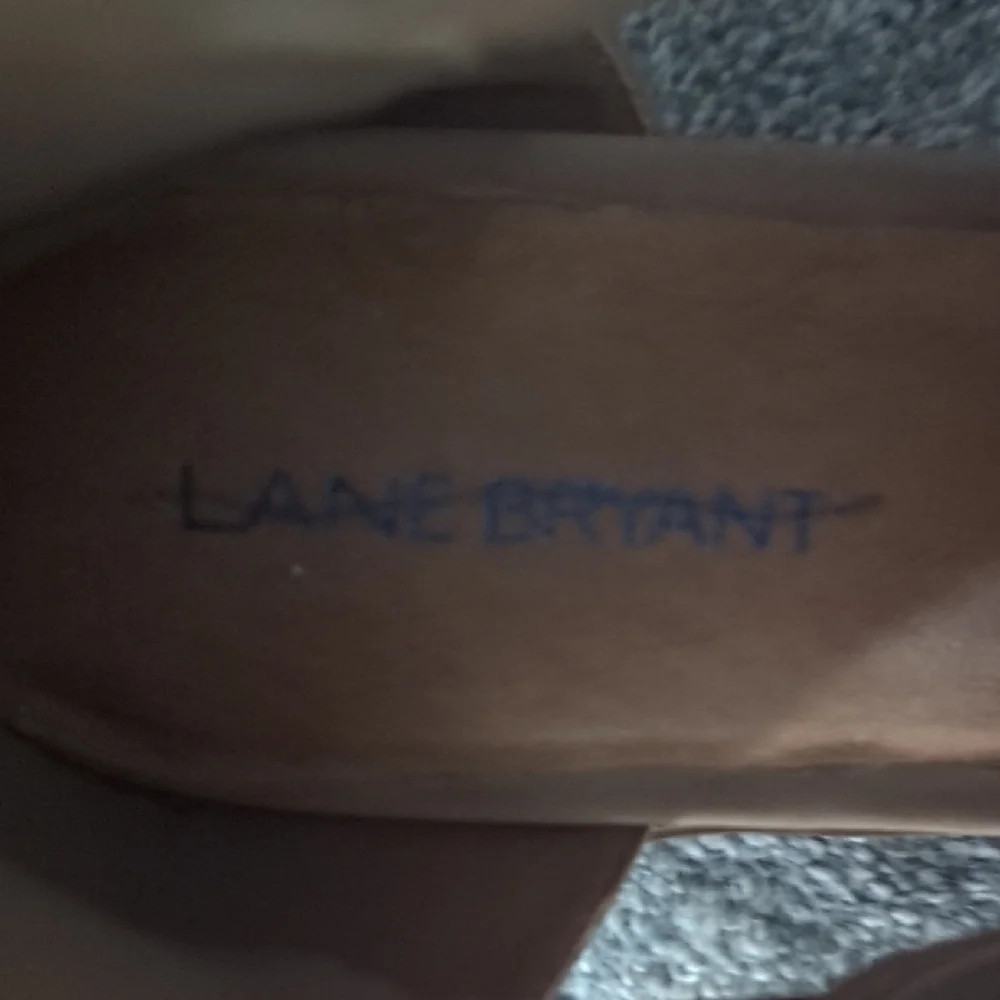 Lane Bryant Taupe Ankle Booties